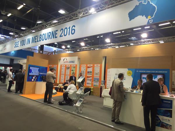 ITS Australia booth at ITS World Congress Bordeaux